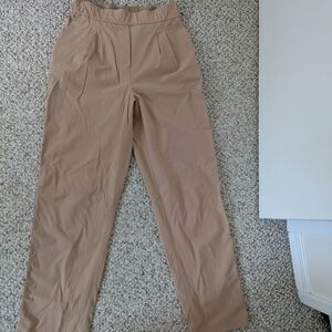Lululemon Athletica Beige High-Waisted Pants